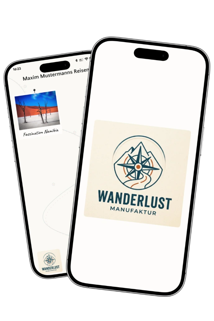 App-Ansicht: White-Label-Branding mit eigenem Logo und Farben des Reisebüros in Meine Reisemappe